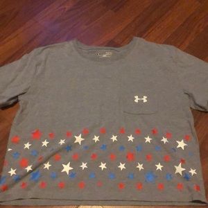 under armour cropped shirt stars